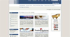 Desktop Screenshot of fonds-direkt.de